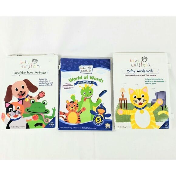 Baby Einstein: Neighborhood Animals | Baby Wordsworth | World of Words  [DVD] - Picture 1 of 2